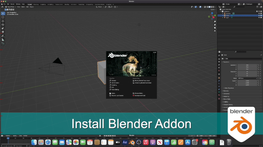 Install Blender Add-on