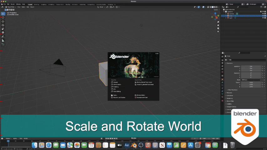 Scale and Rotate the World